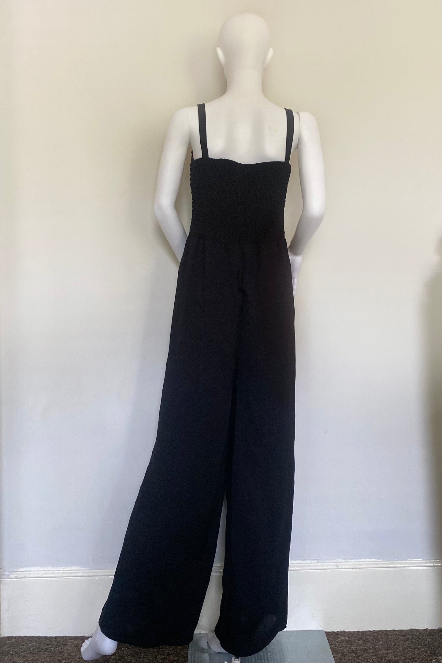 Wide Leg Elasticated Pocket Jumpsuit