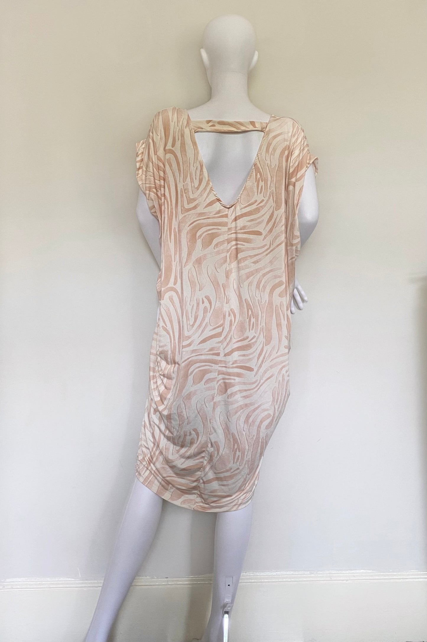 Zebra Print Oversized Kaftan