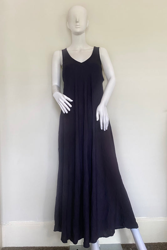 Maxi V-Neck Pocket Dress