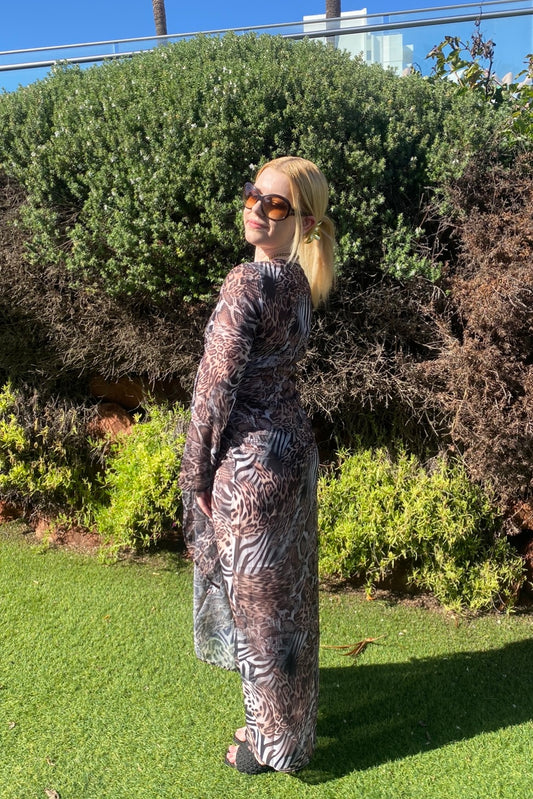 Summer Maxi Tie Kimono
