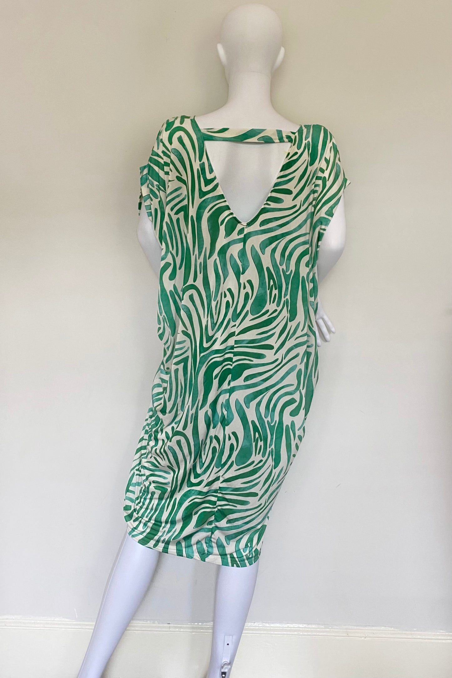 Zebra Print Oversized Kaftan