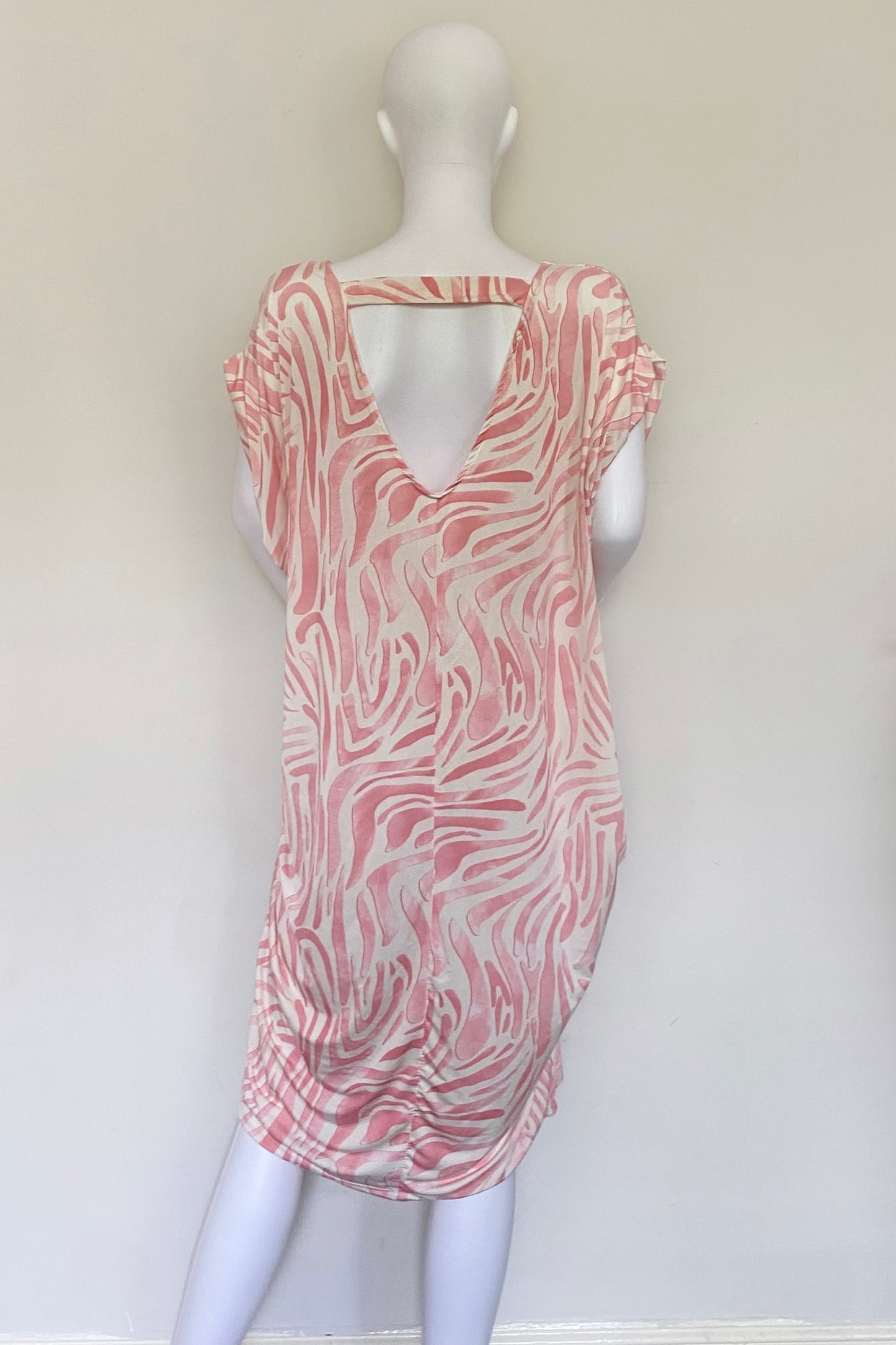 Zebra Print Oversized Kaftan
