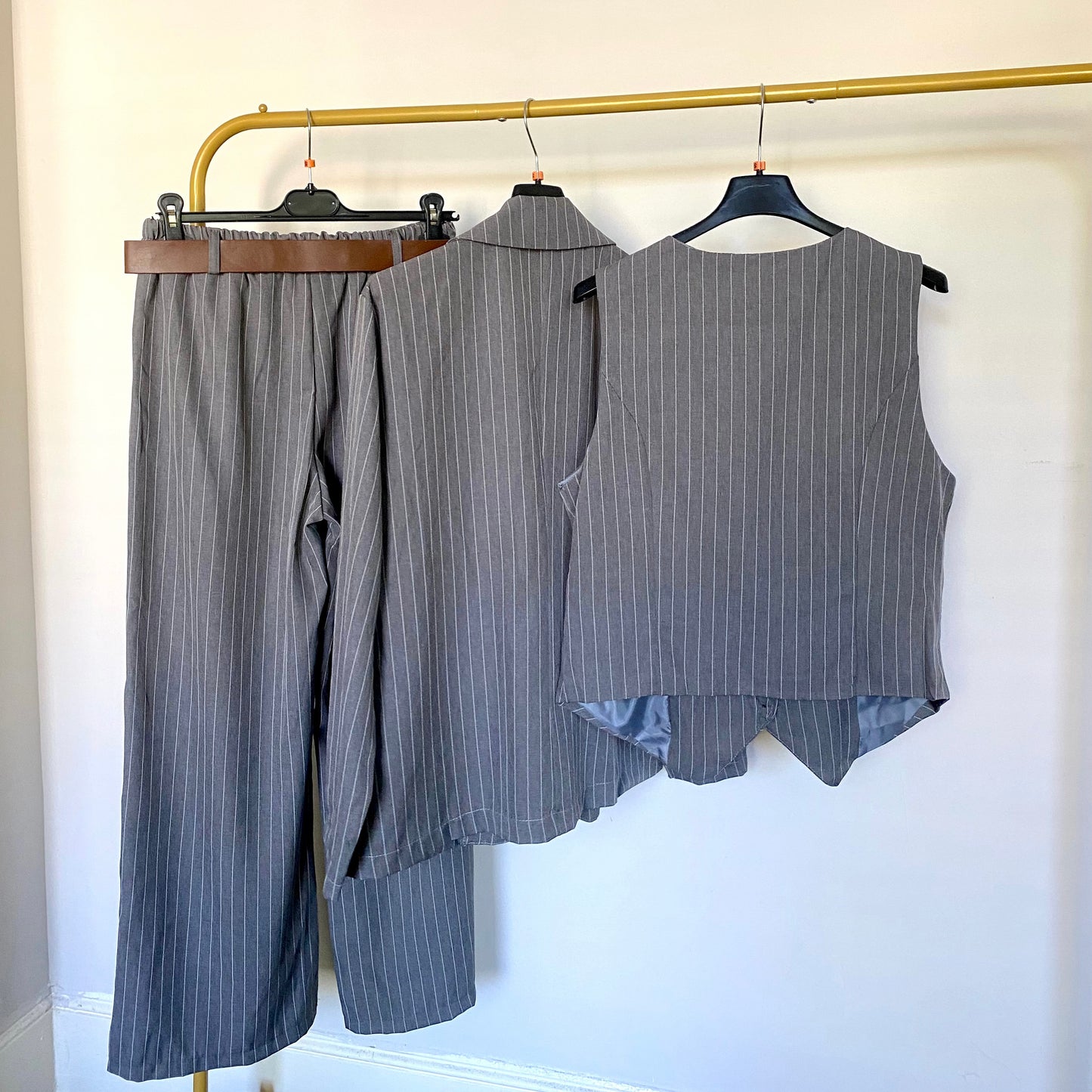 Tailored Style Pin-Stripe 3 Piece Suit