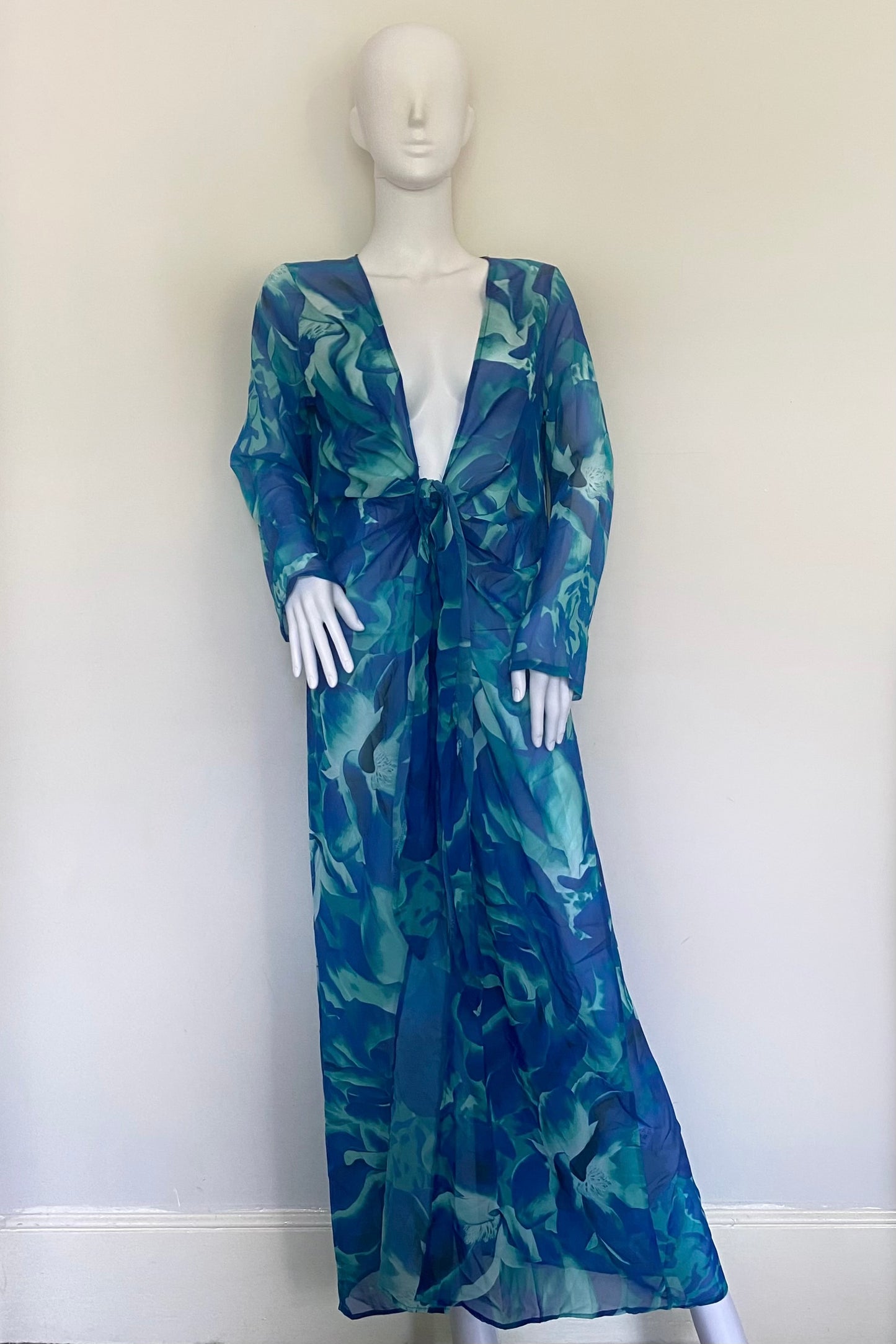 Summer Maxi Tie Kimono